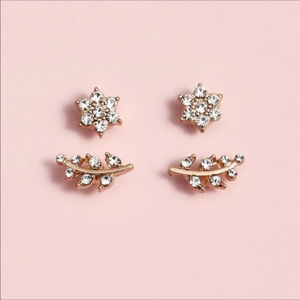 Floral Earring Set - Picture 3 of 3